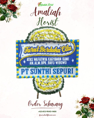 Papan Bunga Duka di Pakuan Baru