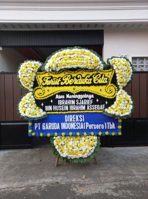 Papan Bunga Duka di Pakuan Baru