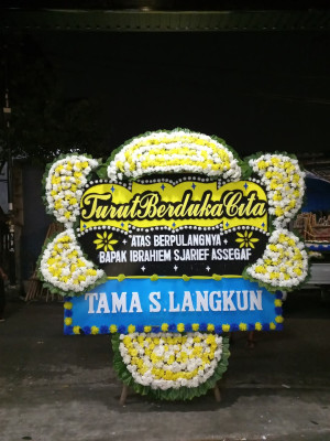 Papan Bunga Duka di Pakuan Baru