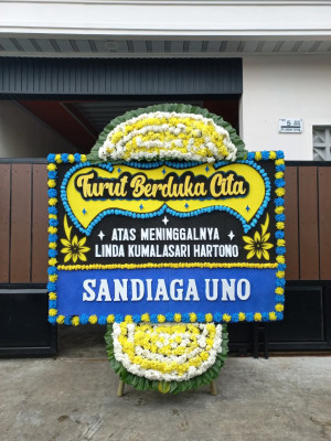 Papan Bunga Duka di Pakuan Baru